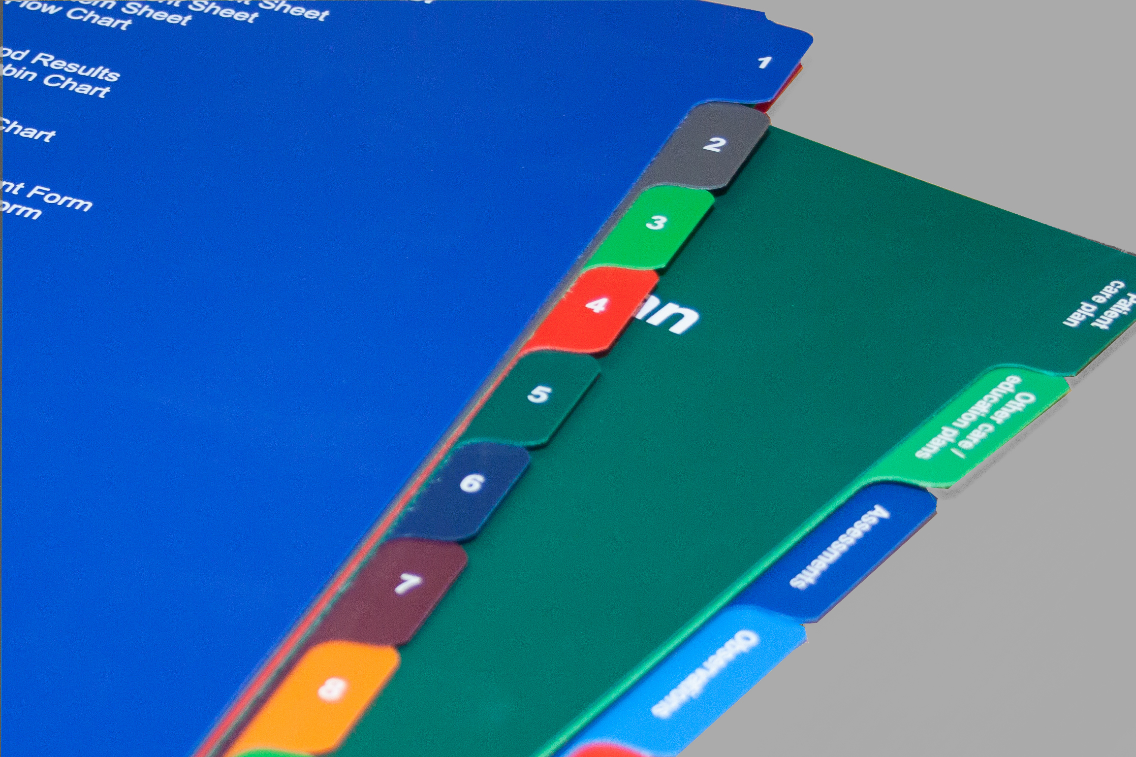 Tabbing Services Complete solutions for pre & custom made tab dividers