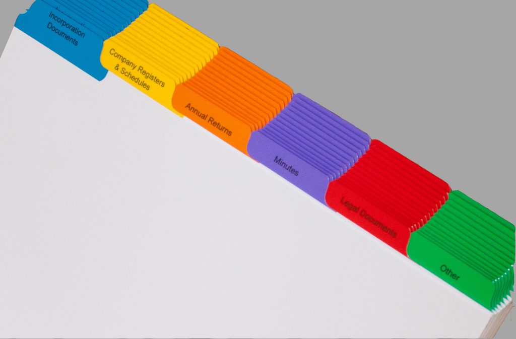 Custom Medical Chart Dividers