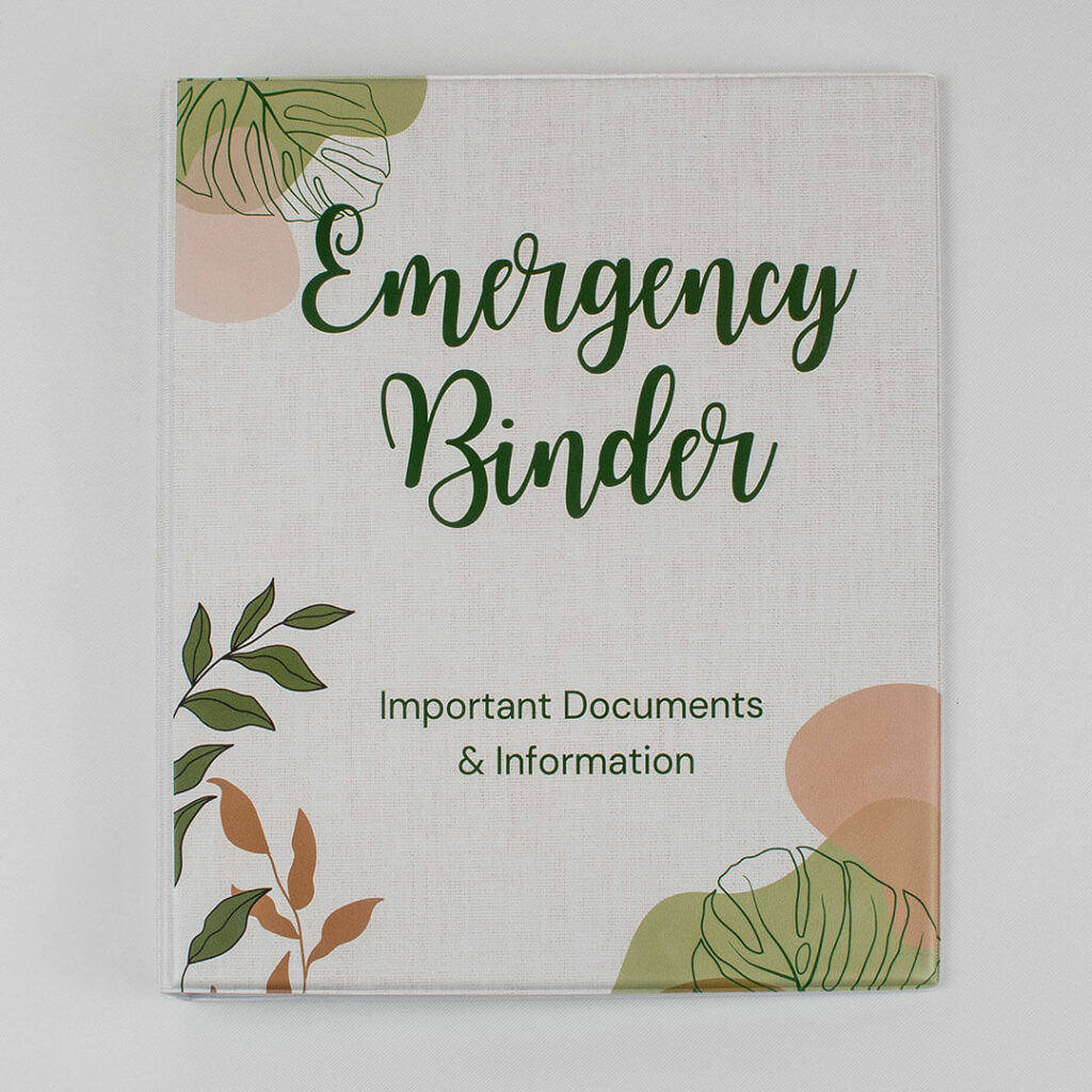 Emergency Binder Tabbing Services Ltd